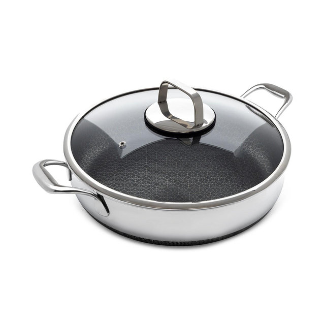 DiamondClad by Livwell 14" Hybrid Nonstick Everything Frying Pan & Lid