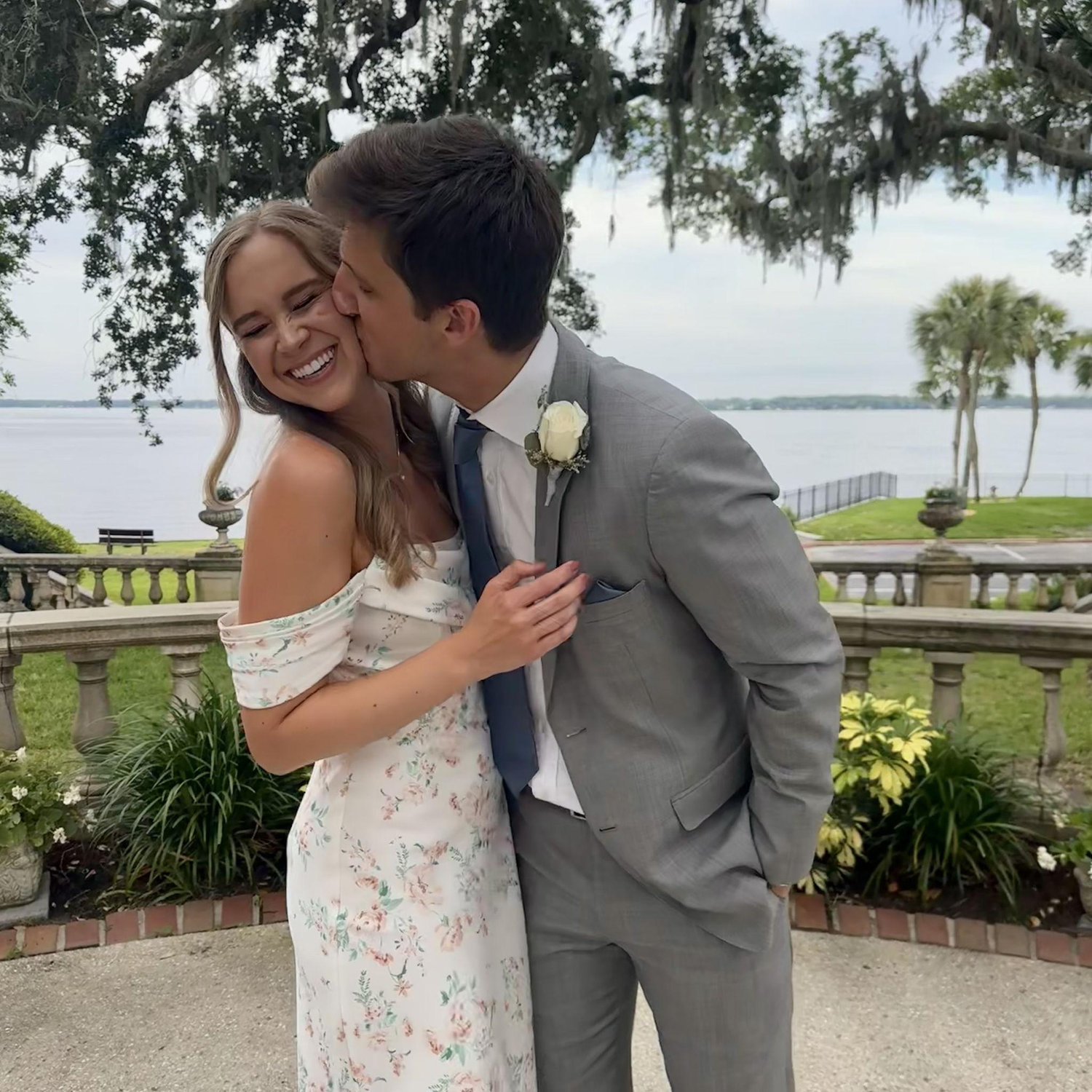Celebrating Andy & Shelby in Florida.