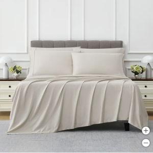 Kirkland Signature 680 Thread Count Sheet Set King Size Beige