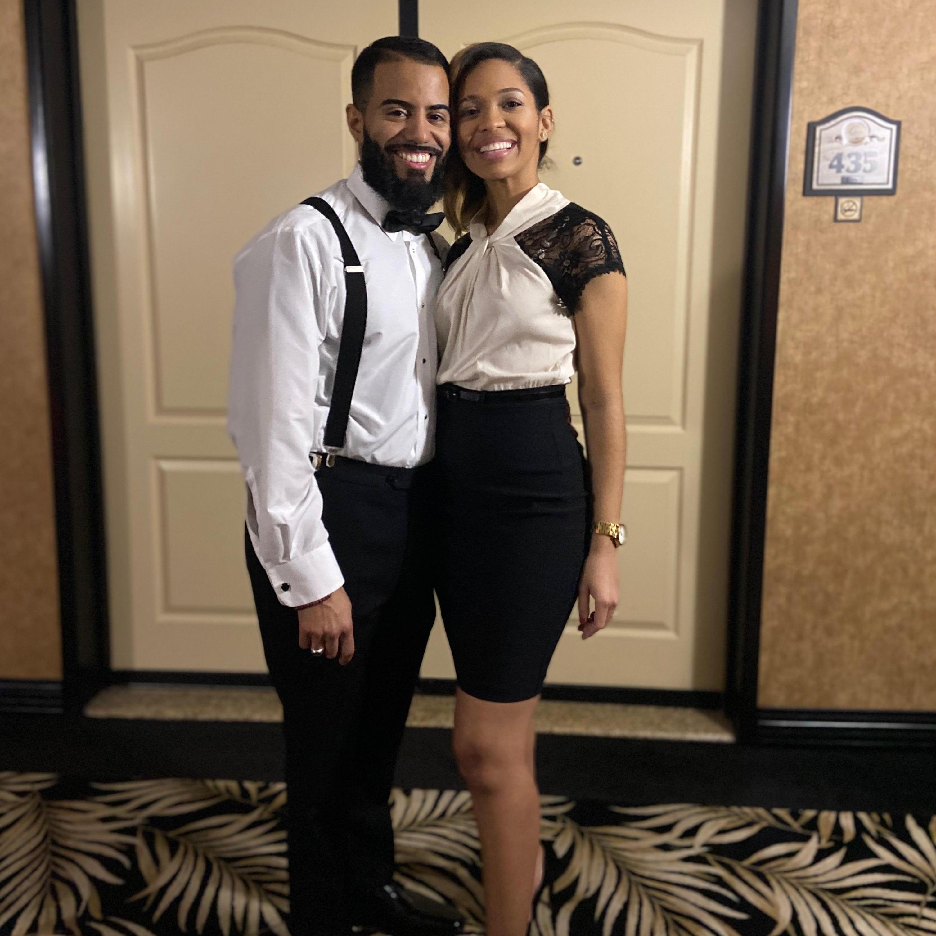 Our first wedding together! Celebrating Brandon and Melissa's marriage. Again- we love our friends!