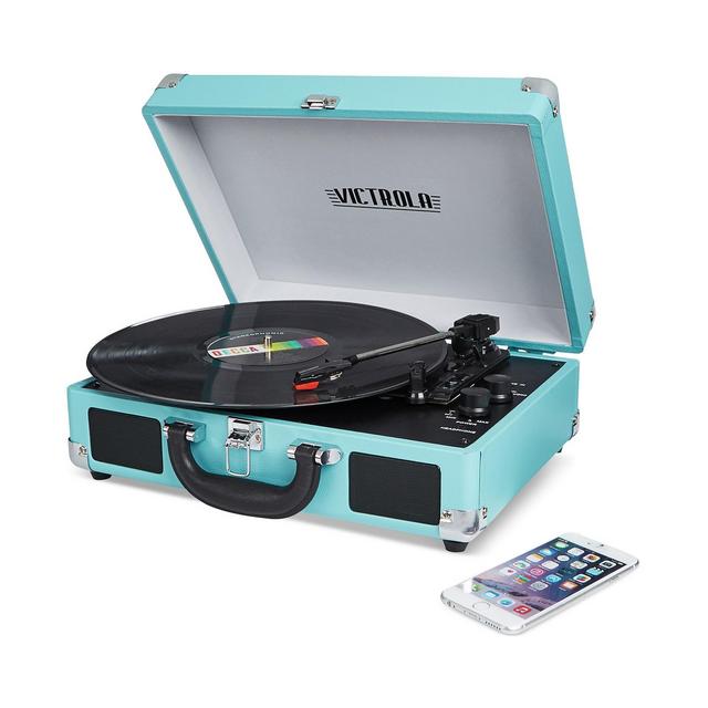 Victrola Solid Suitcase Bluetooth Record Player