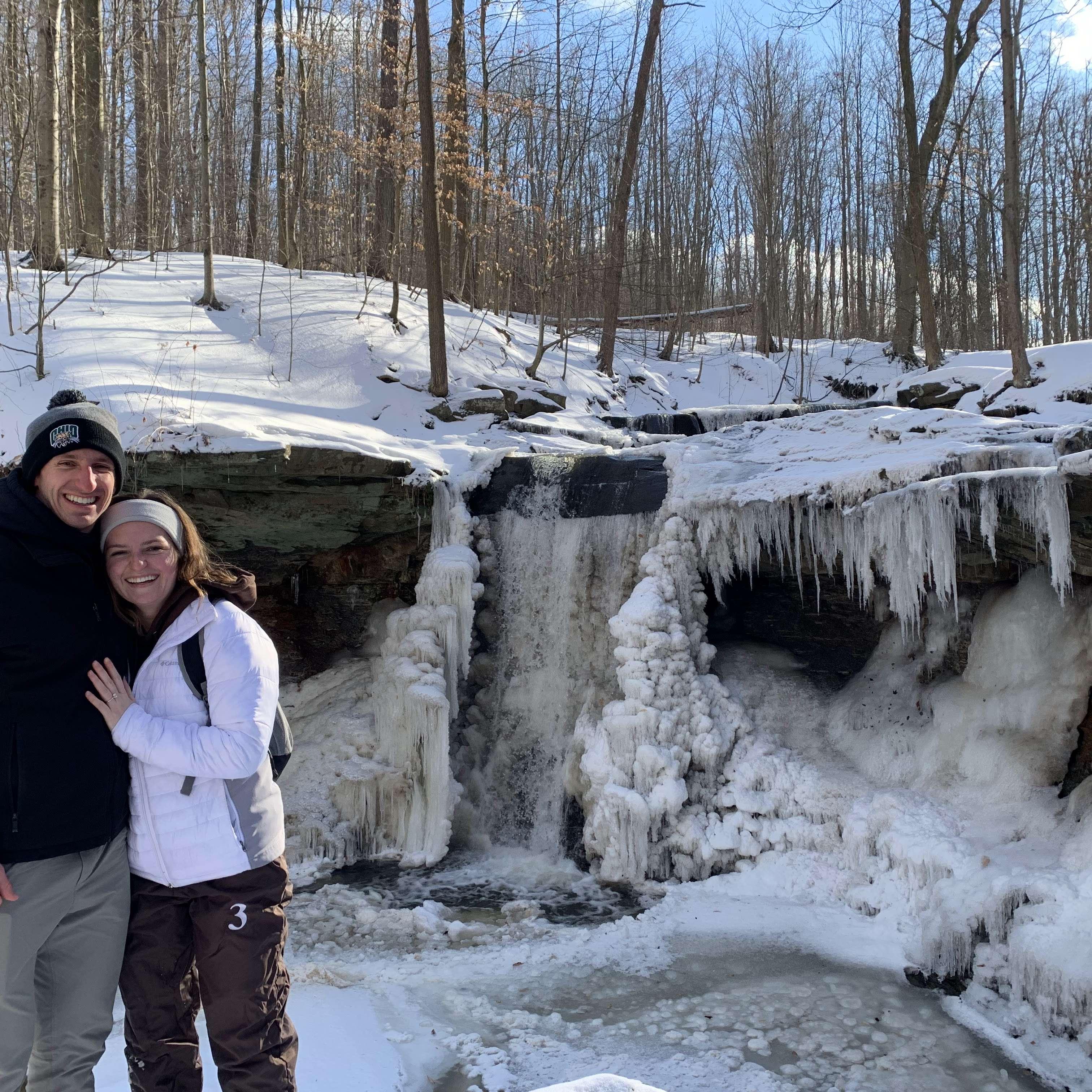 Winter hiking with some friends <3