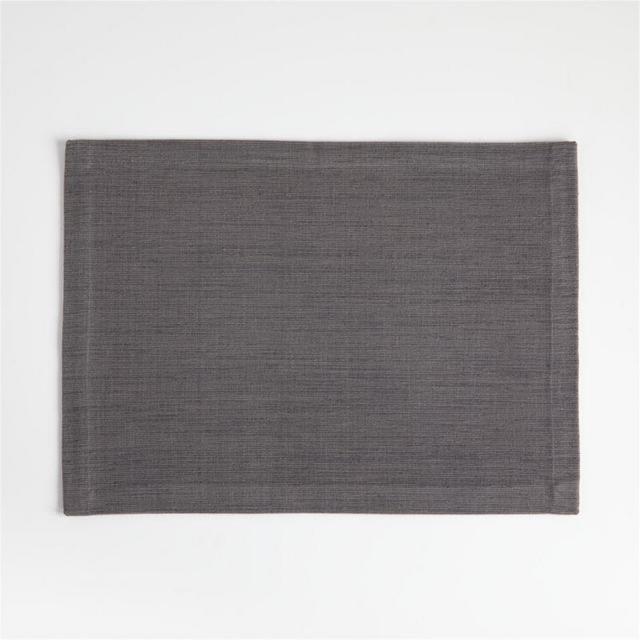 Aspen Graphite Cotton Placemat