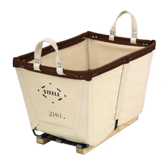 Canvas Small Carry Basket - 2 Bu