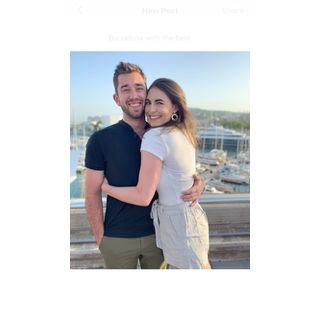Ben joined Julia's family on a trip to Barcelona to celebrate Ben & Elisa's college graduation early on in their relationship (like 6 months in)