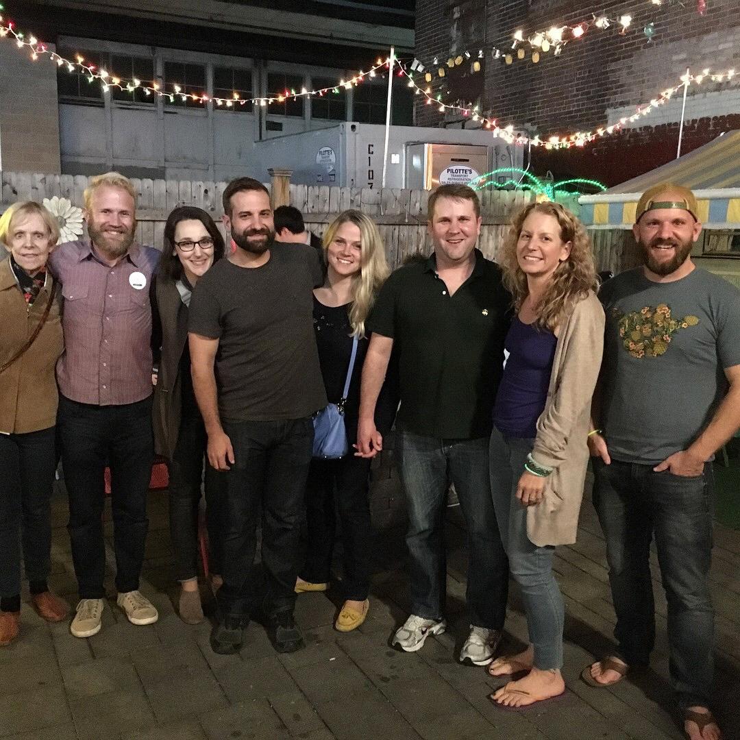 Jill took this picture to avoid being in a family portrait "too soon." Good instincts!
