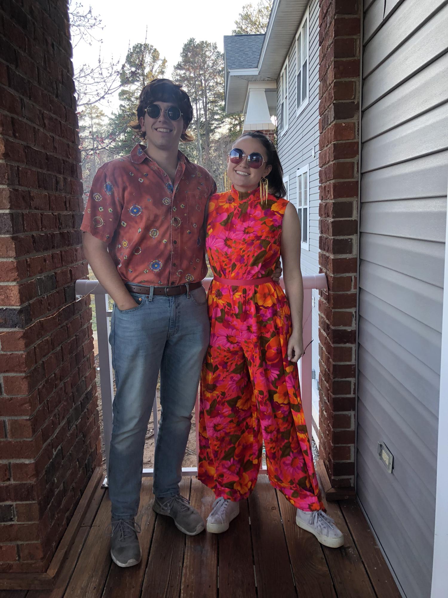 Last event at Furman in Spring 2020
P.S. we are wearing John’s grandparents’ outfits!