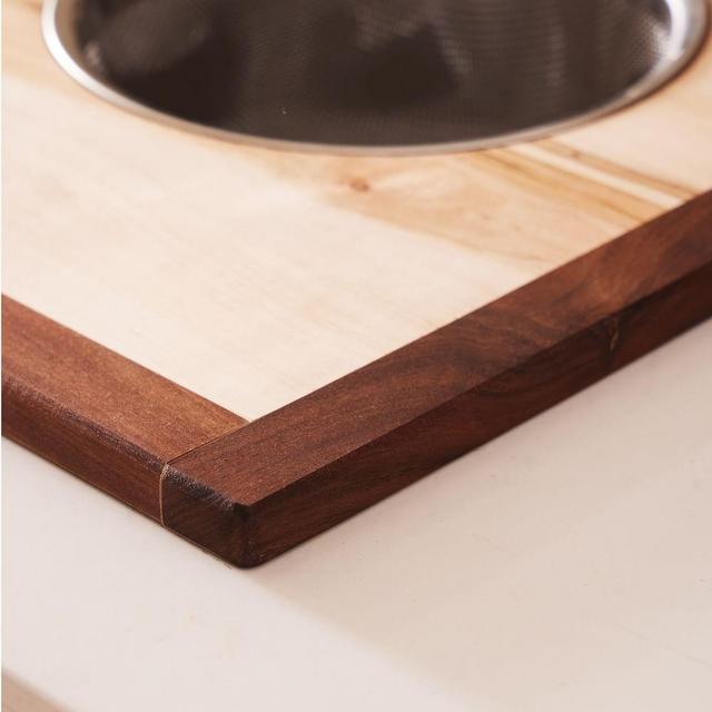 Over-The-Sink Cutting Board With Mesh Basket, Ambrosia, 36"