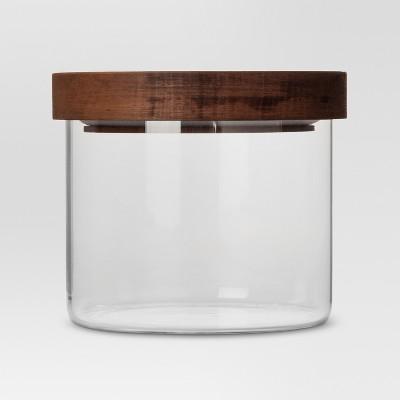 Glass Storage Canister with wood lid - Extra Small - Threshold™
