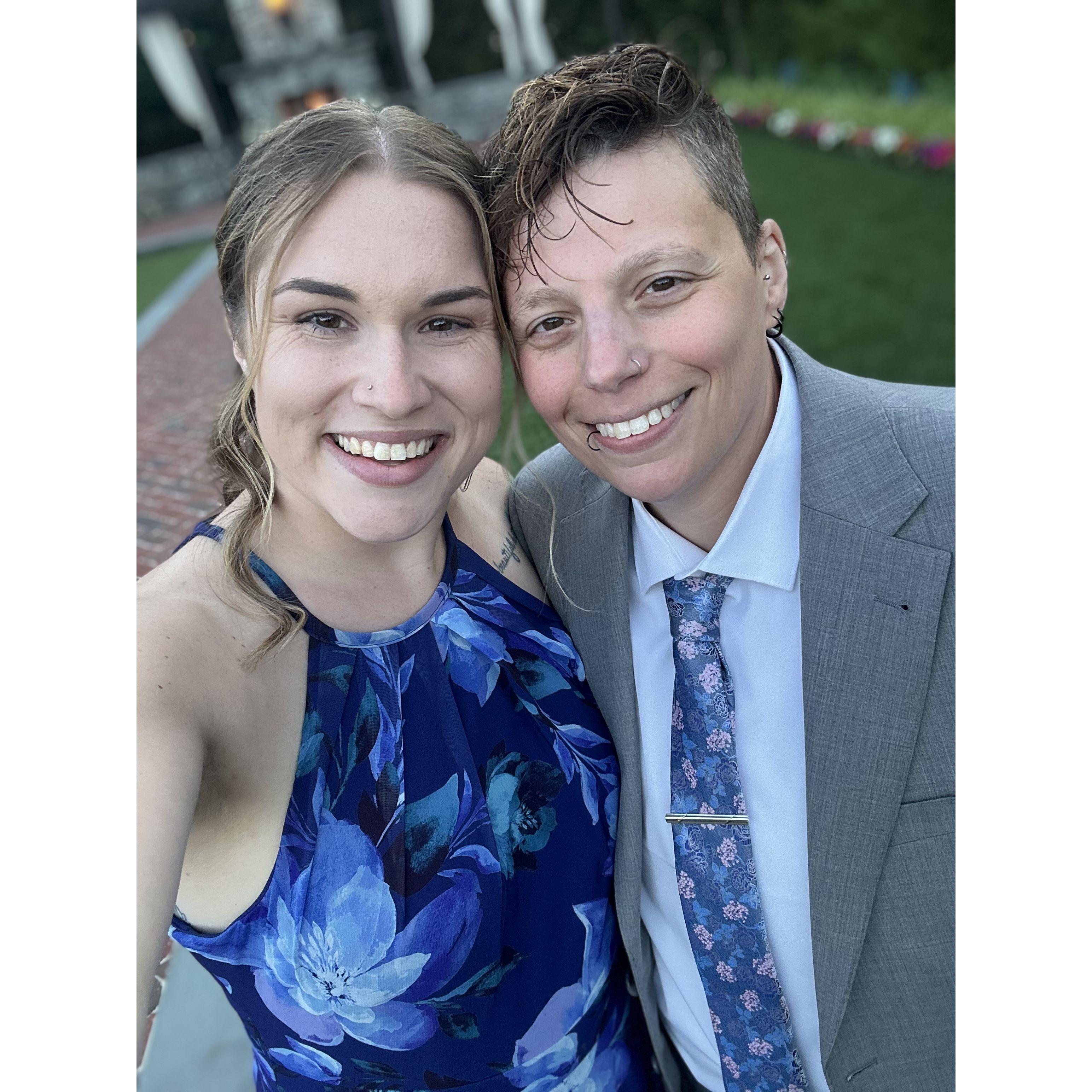 Sometimes we get all dressed up!