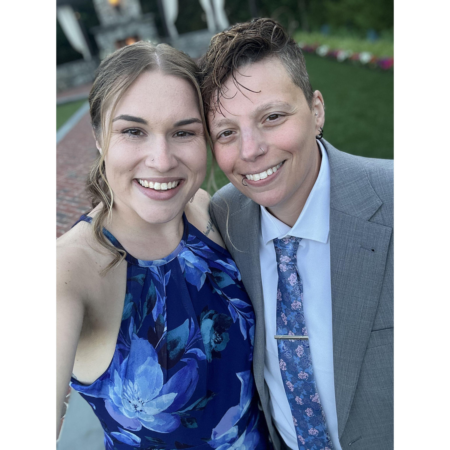 Sometimes we get all dressed up!