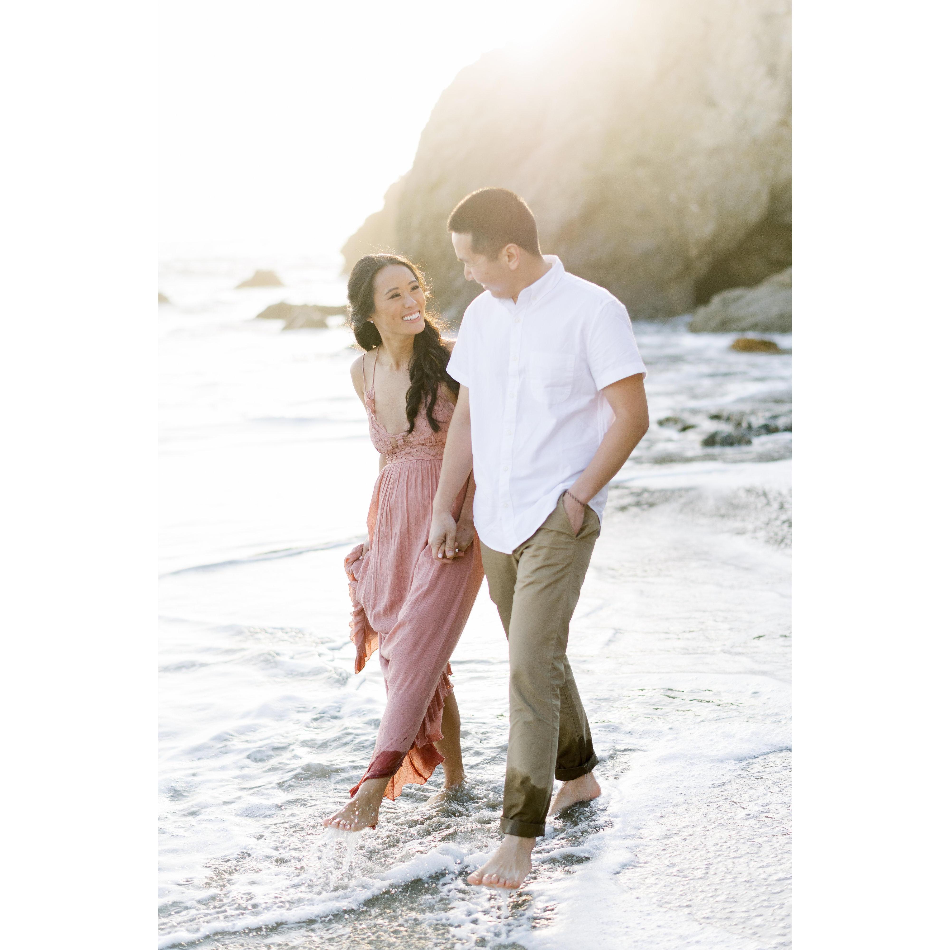 Malibu Engagement Photoshoot