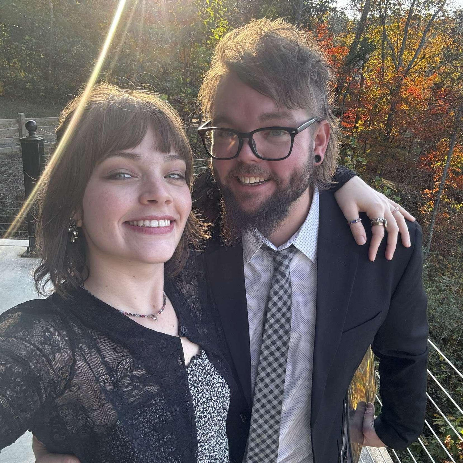 At our friend's wedding Daniel officiated!