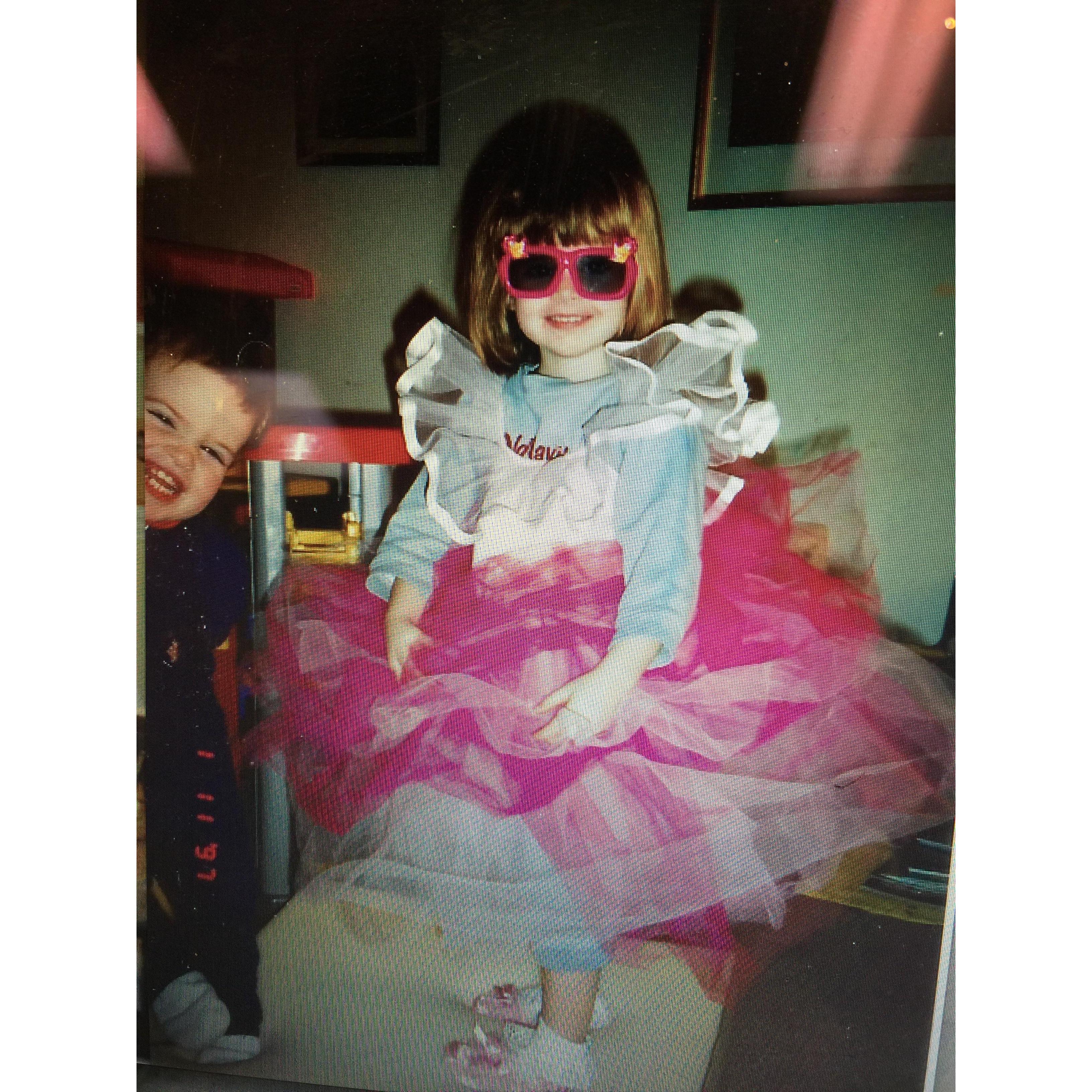 Victoria has had impeccable fashion sense since day one. HAH!