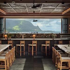 Dinner at 1hotel in Hanalei Bay!