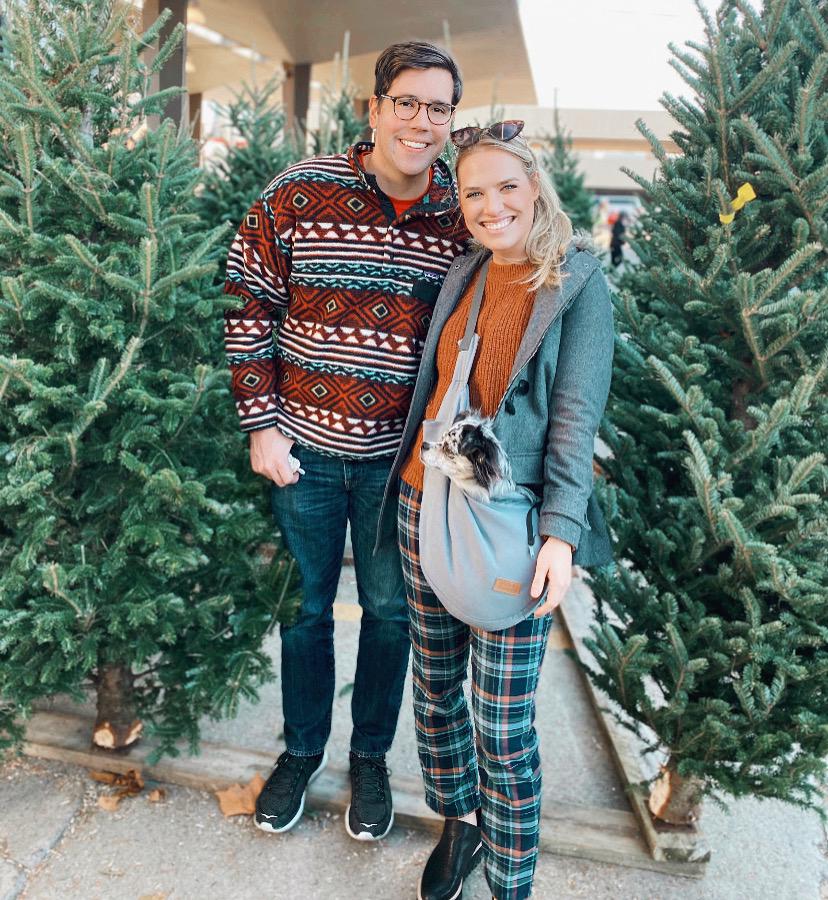 Christmas tree shopping at the Detroit Eastern Market