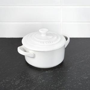 Le Creuset ® Mini 8-Oz. White Round Cocotte