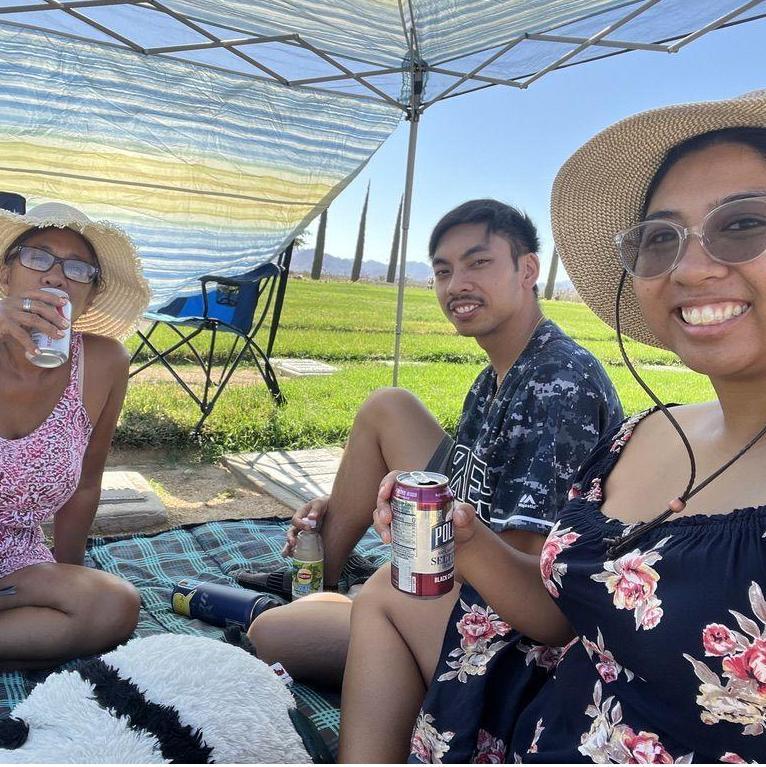 This was the 1 year anniversary of my dad's death, we went out to Joshua Tree to go spend time at my dad's grave together. I'm grateful that we could share in the joy and the sorrows together!