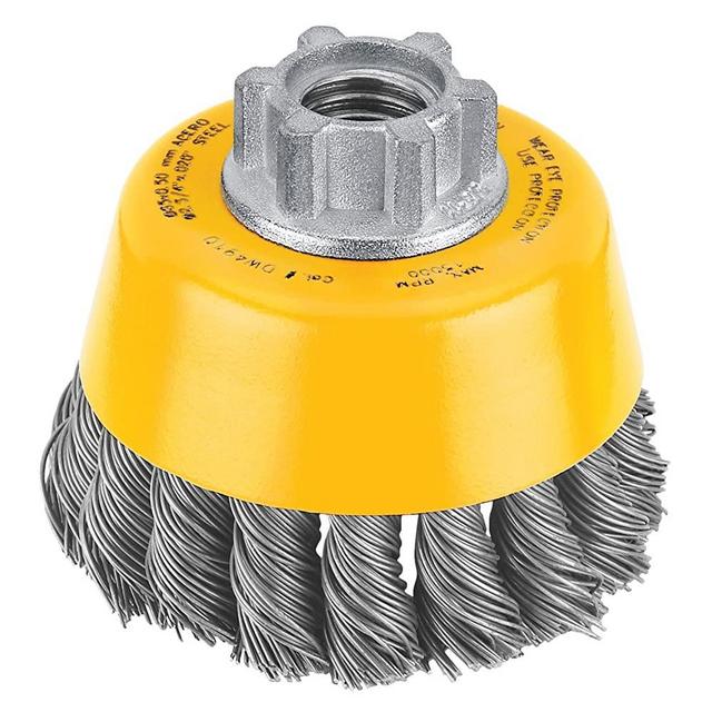 DEWALT Wire Cup Brush, Knotted, 3-Inch (DW4910)