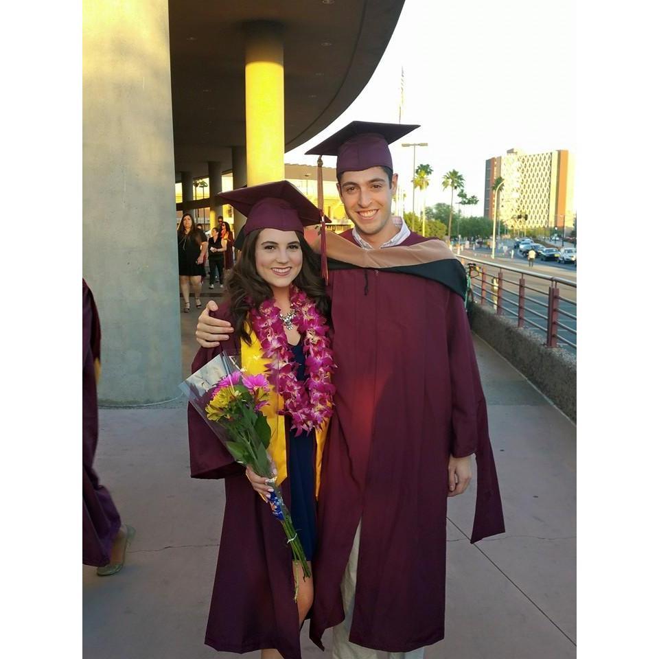 ASU Graduation 2015 (Lauren's Undergrad and Jason's Masters)