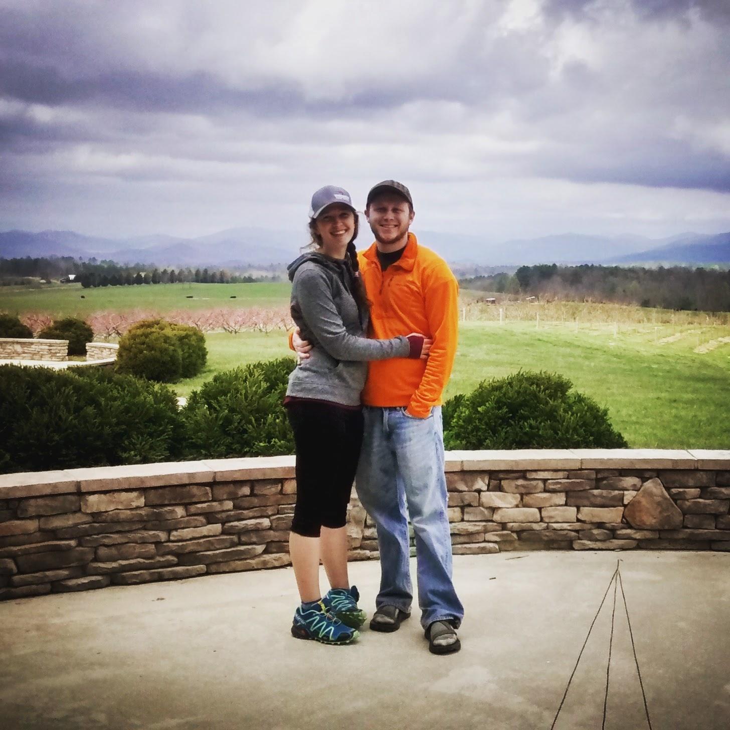 Taking some time to enjoy the scenery at the Chattooga Belle Farm after kayaking.