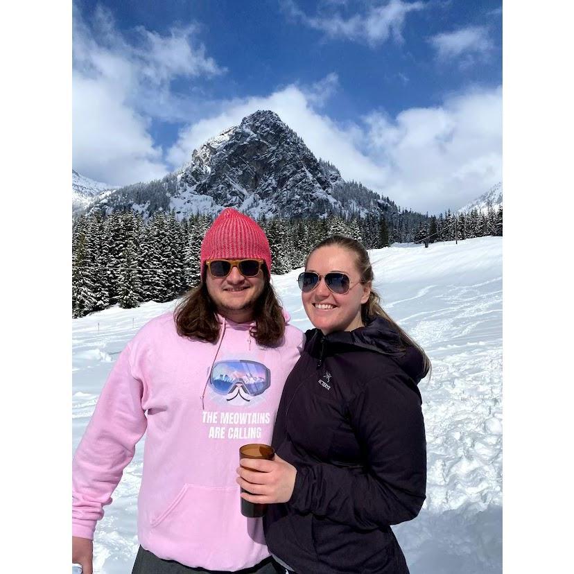 Sunny days with Guye Peak