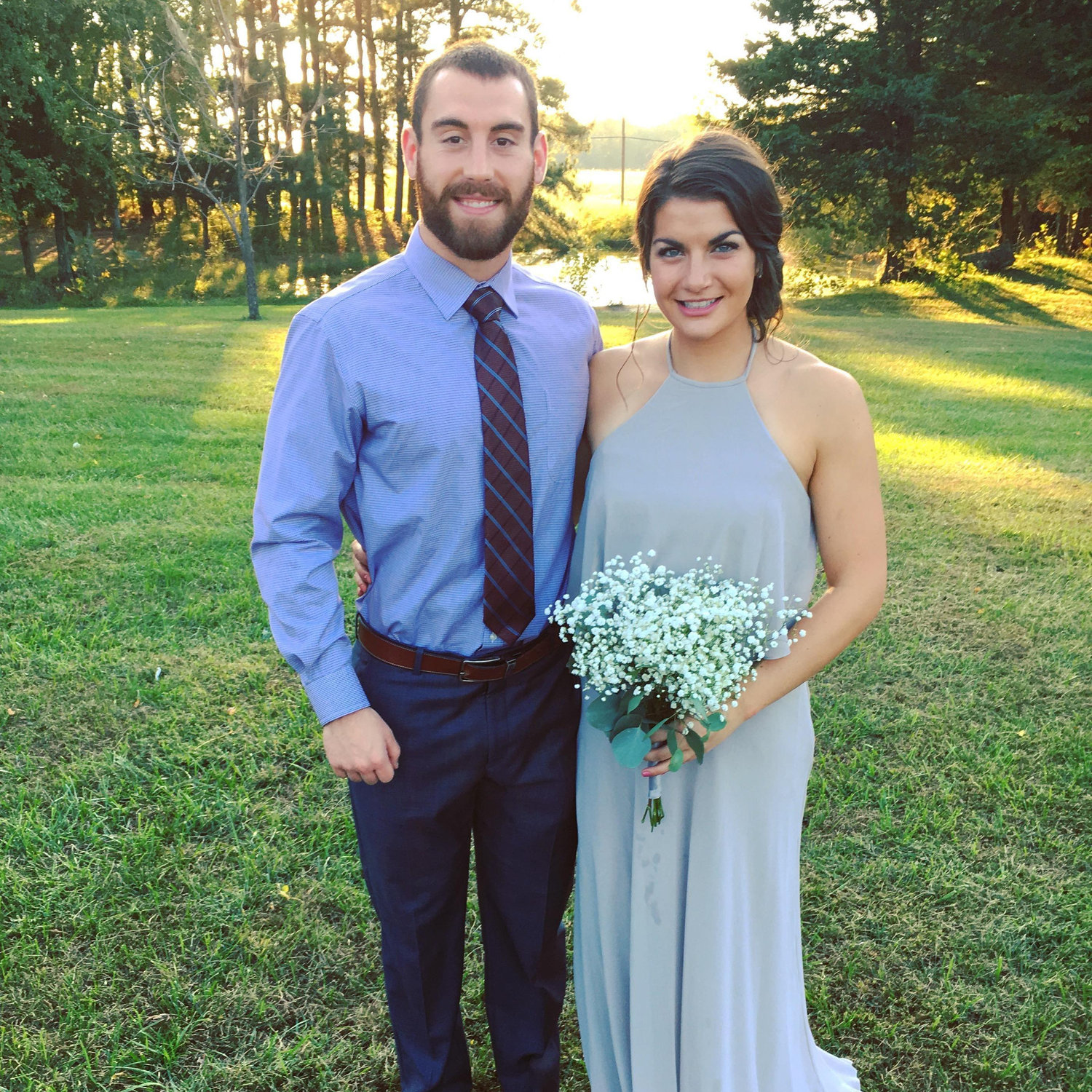 At the wedding of Ashtyn's best friend, Megan, in September 2017