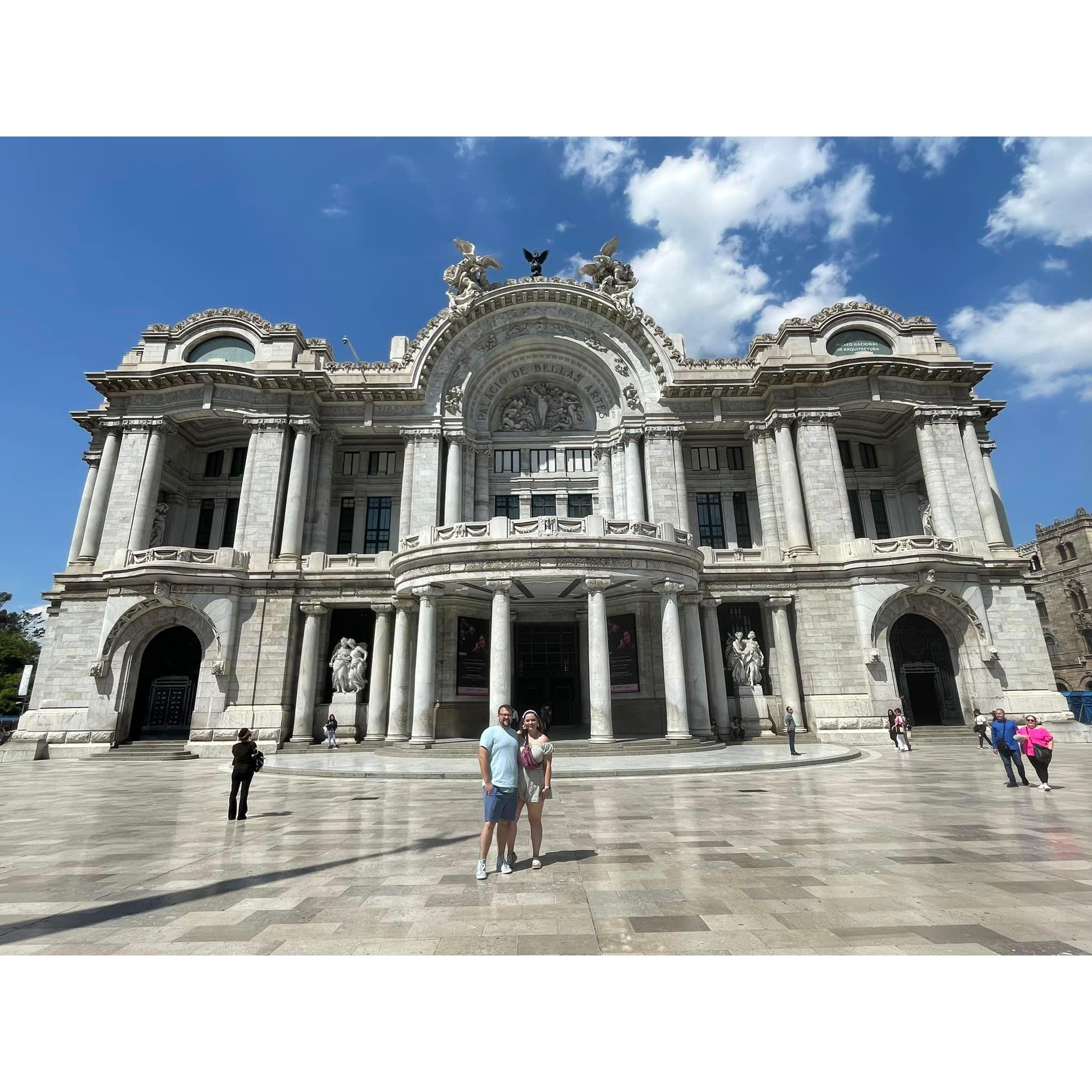 Palacio de Bellas Artes in Mexico City, Mexico