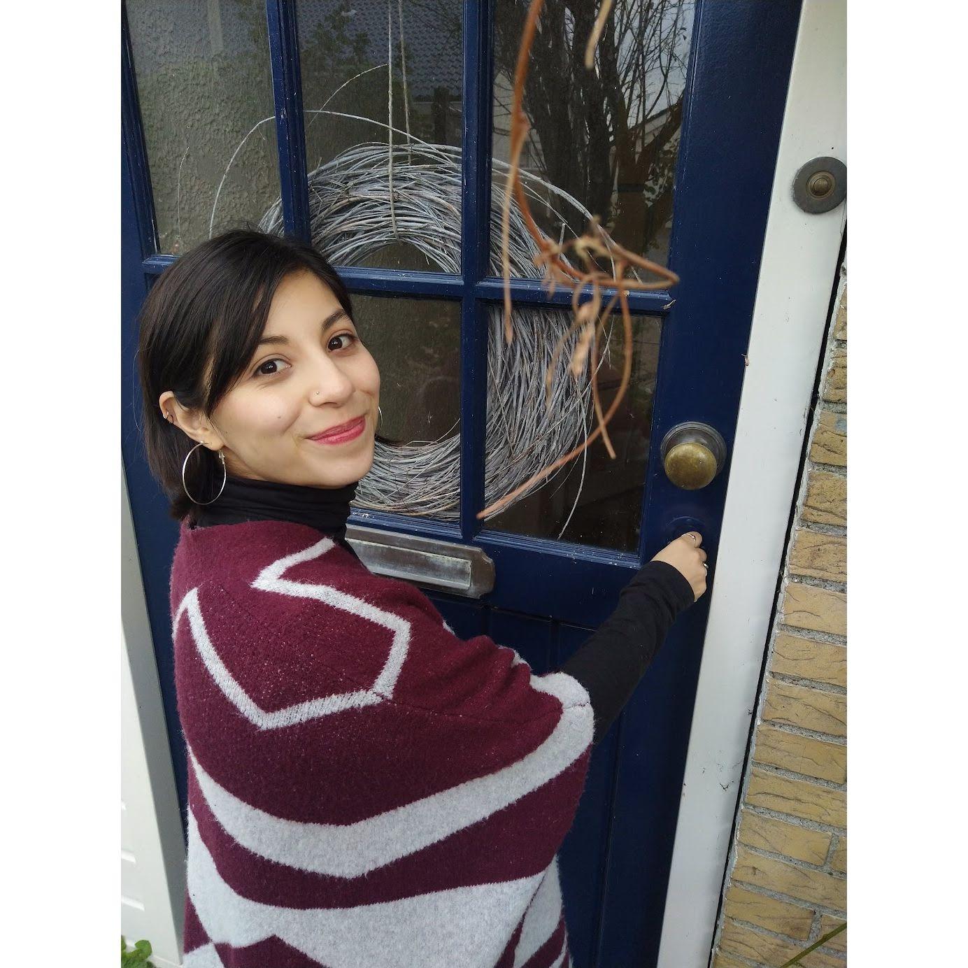 Entering their official home for the first time