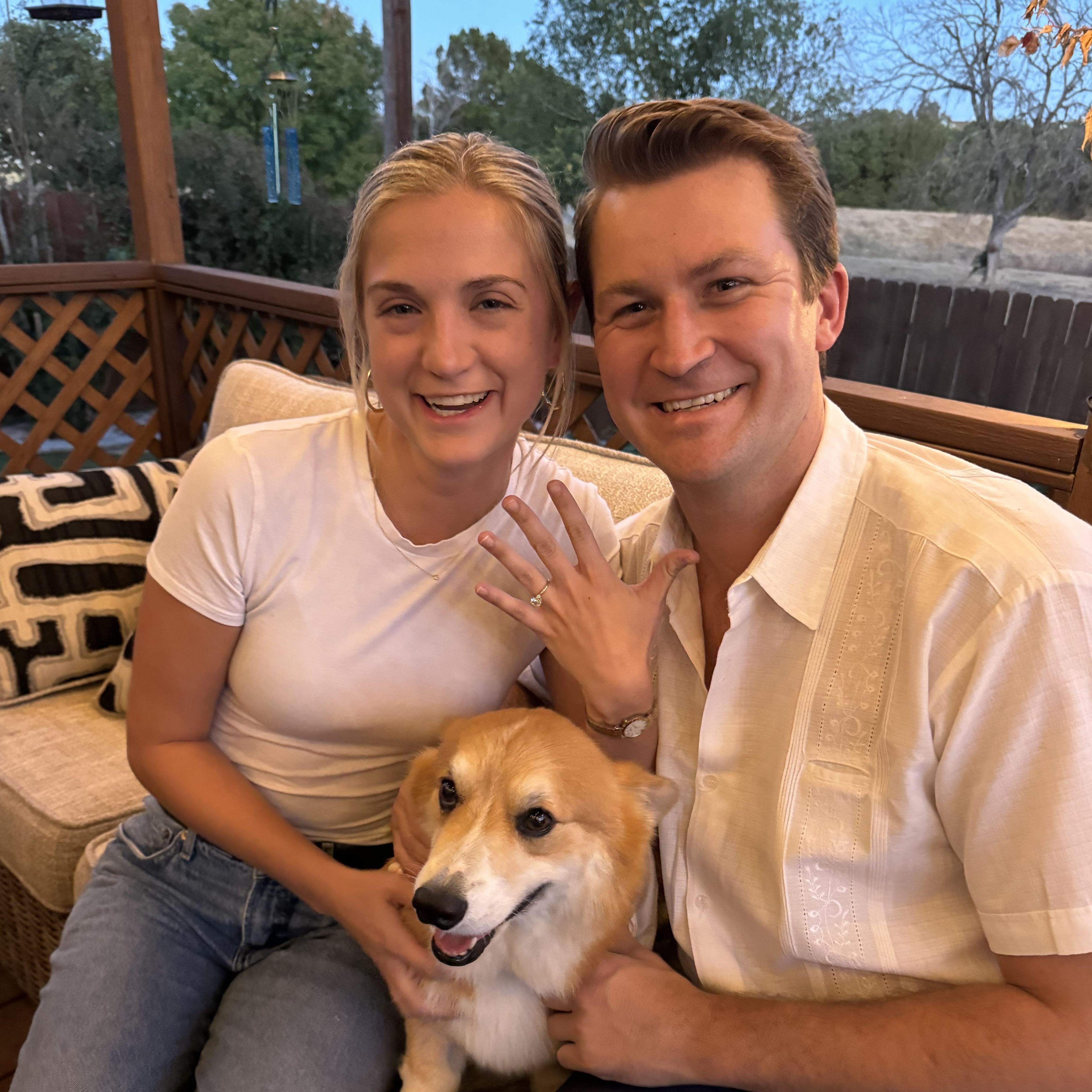 Dewey is thrilled that his parents are engaged!!!