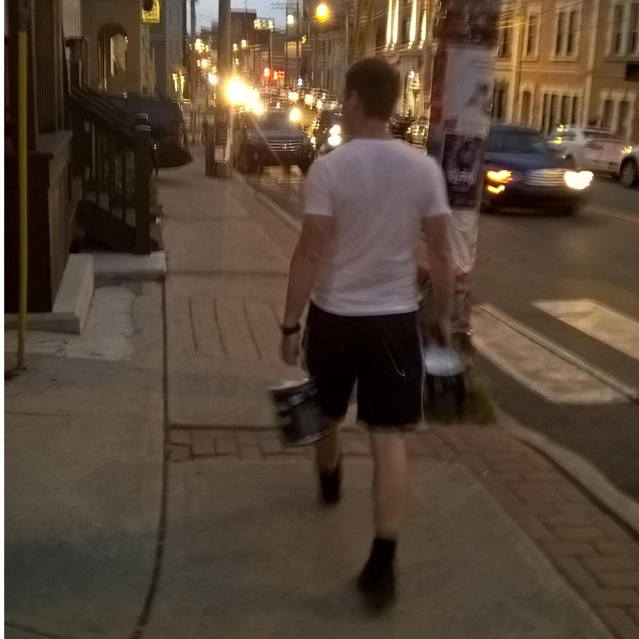 Well, you can tell by the way I use my walk
I'm a woman's man: no time to talk
Music loud and women warm
I've been kicked around since I was born