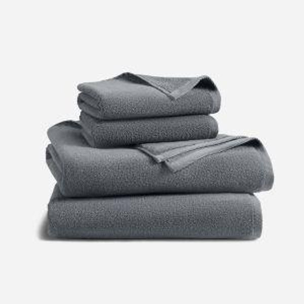 Classic Turkish Cotton Bath Sheet Bundle- 4 bath sheets, 4 hand towels