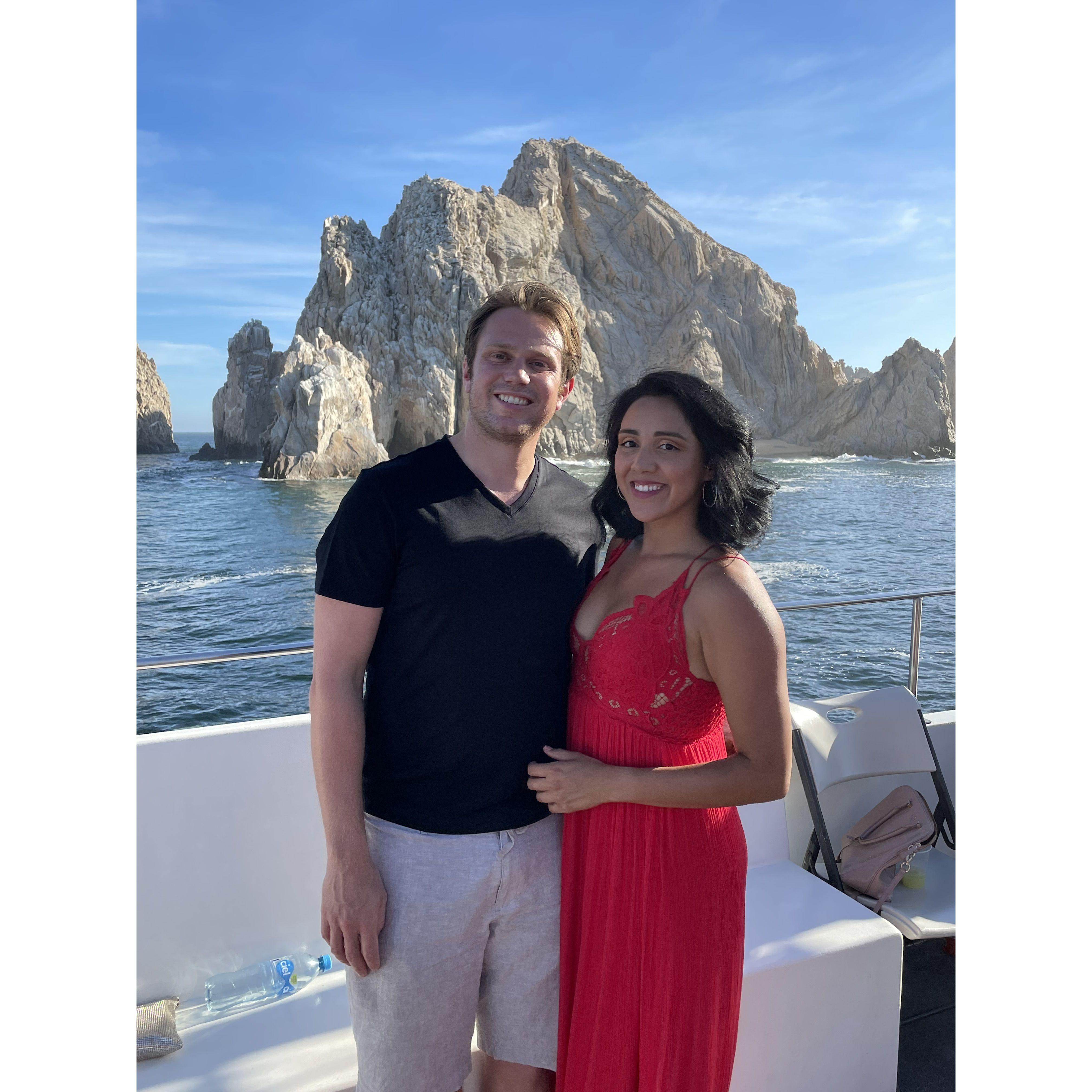 Our first time in Cabo as a couple... excited to be going back with all of our friends and family. May 2021!