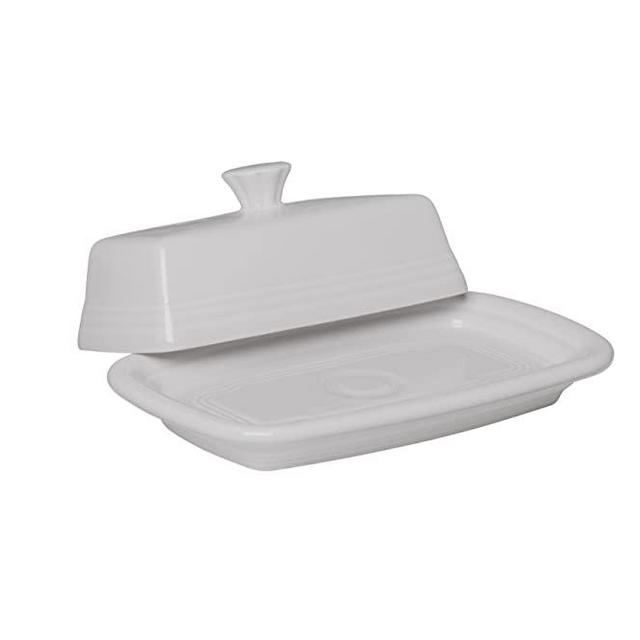 Fiesta Covered Butter Dish, X-Large, White