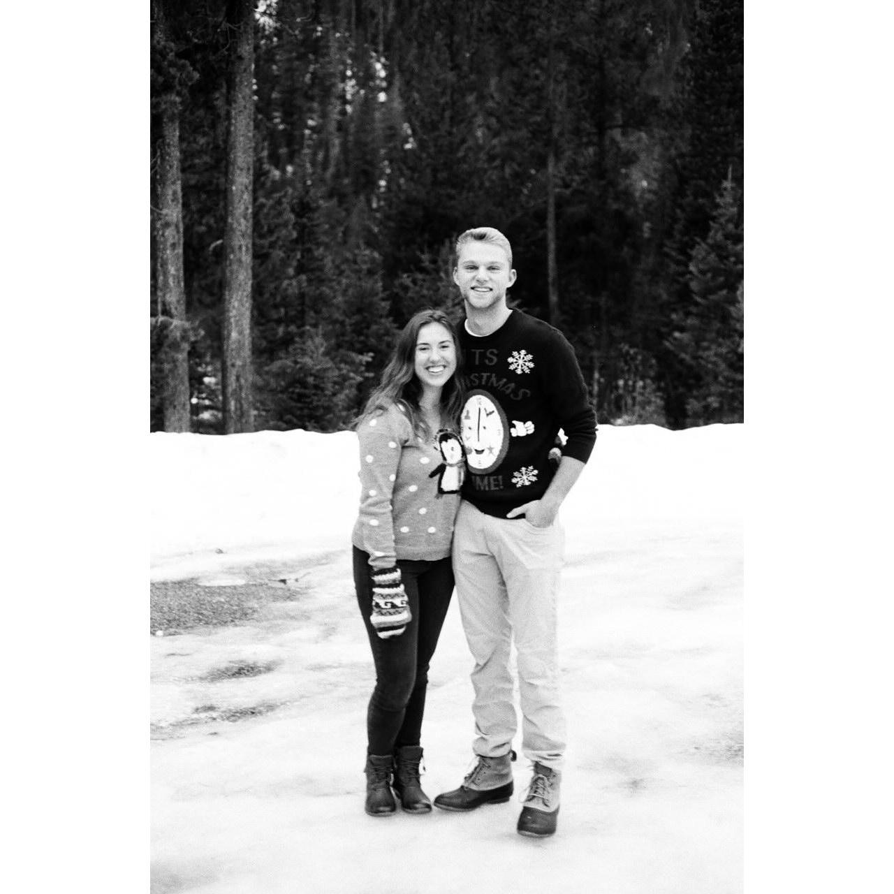 Christmas tree hunting in Montana!!