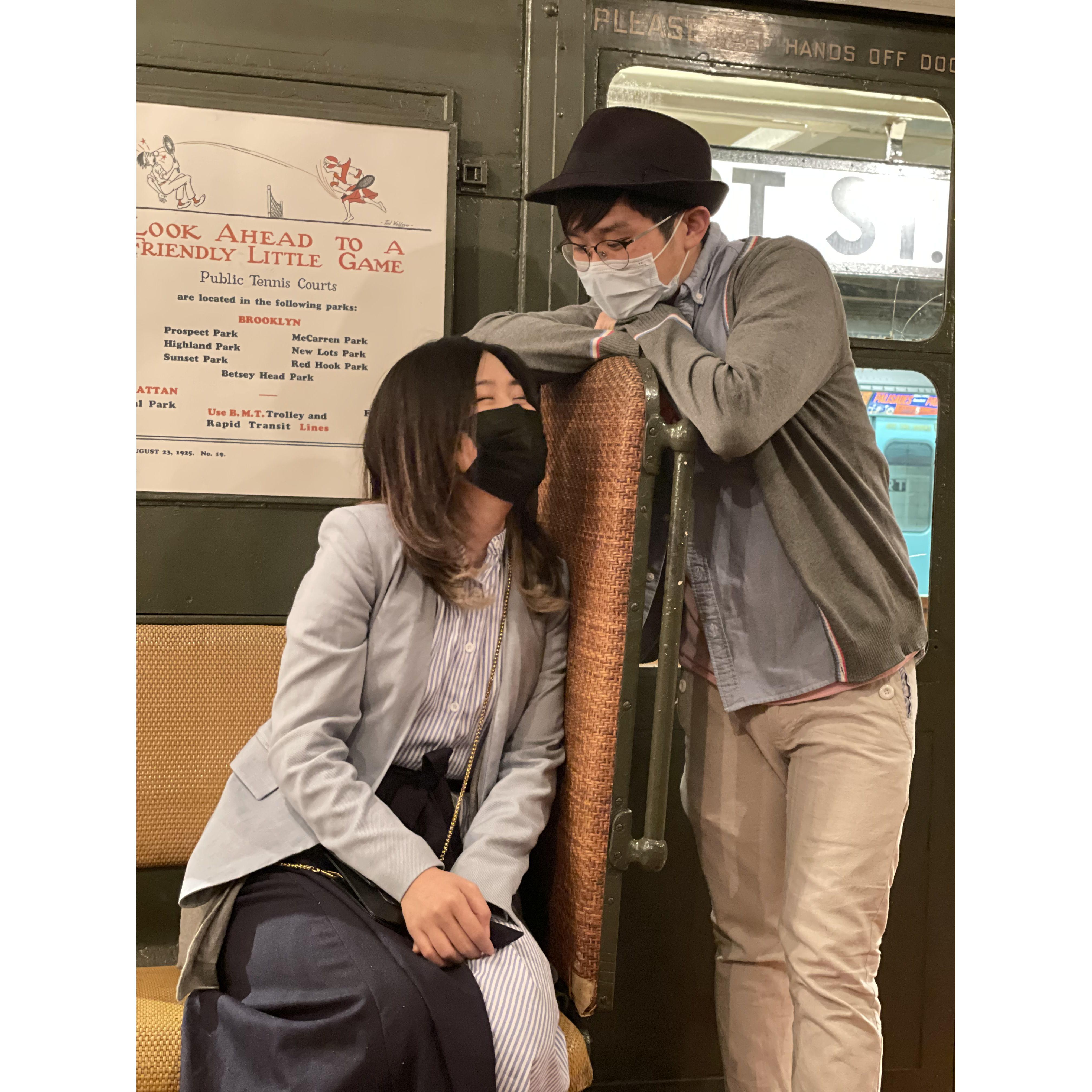 [2022-04] We are NewYorkers. (technically NJers) at the NY Transit Museum