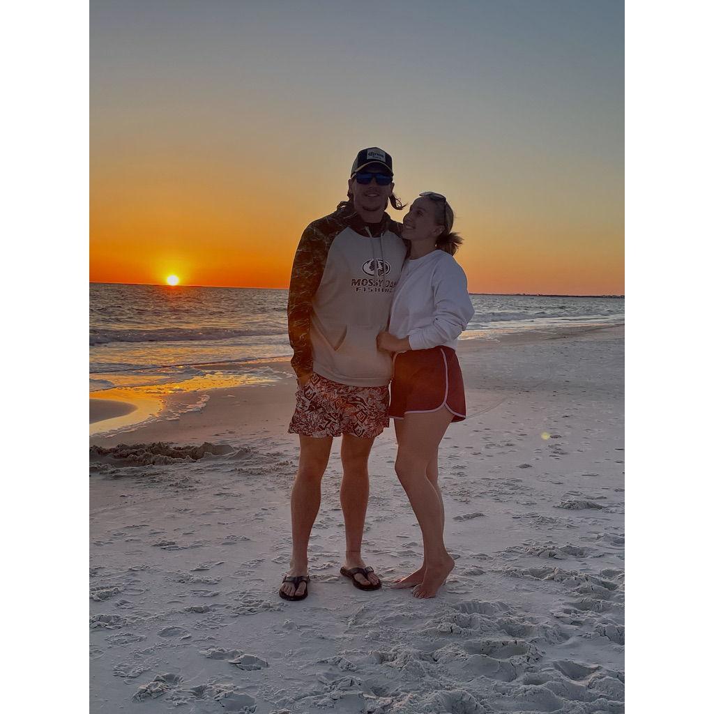 Another one of our favorite places, Mexico Beach, FL. And the place we got engaged at!