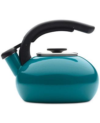 BonJour Tour Enamel on Steel Tour 1.5-Qt. Teakettle