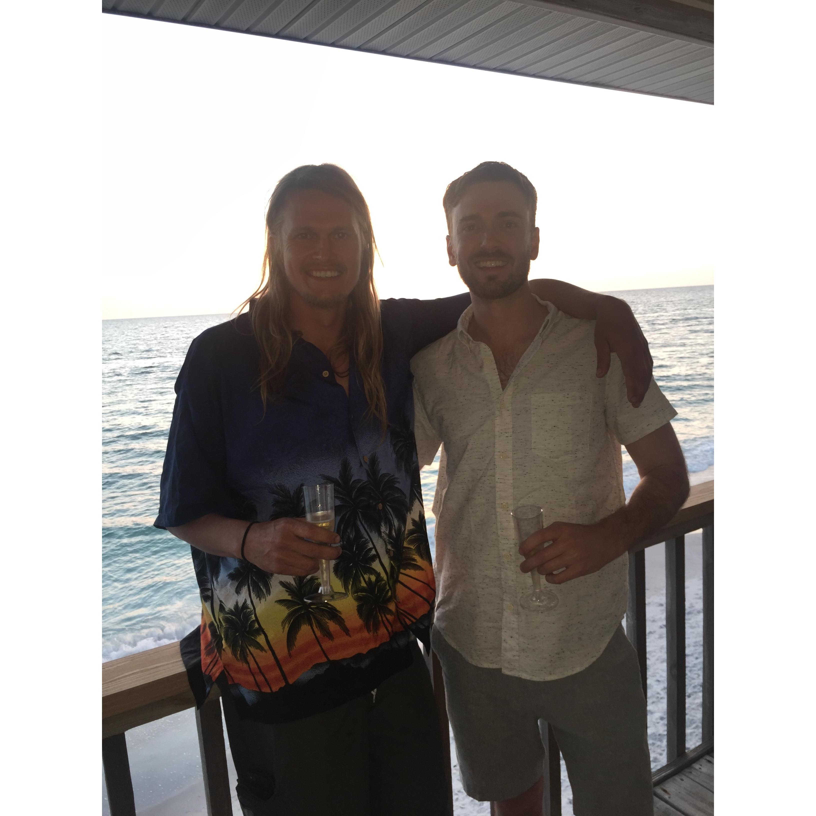 Greg & Greg celebrating The Gotcher nuptials | 2017