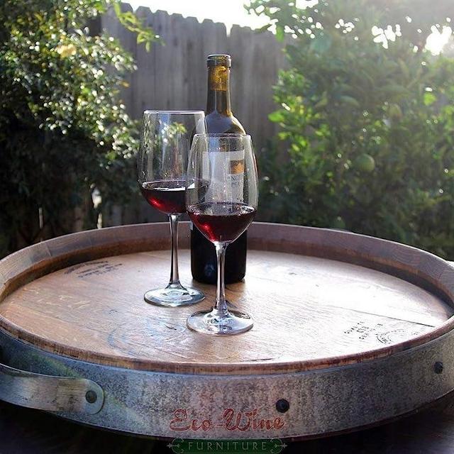 Wine Barrel Lazy Susan Pinot Noir 3