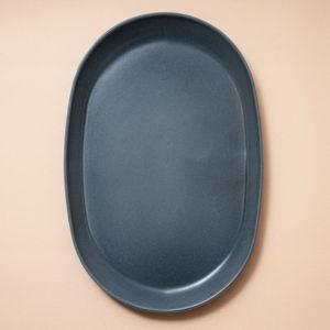 16" Oval Serving Platter — Myrth - Modern Porcelain Dinnerware
