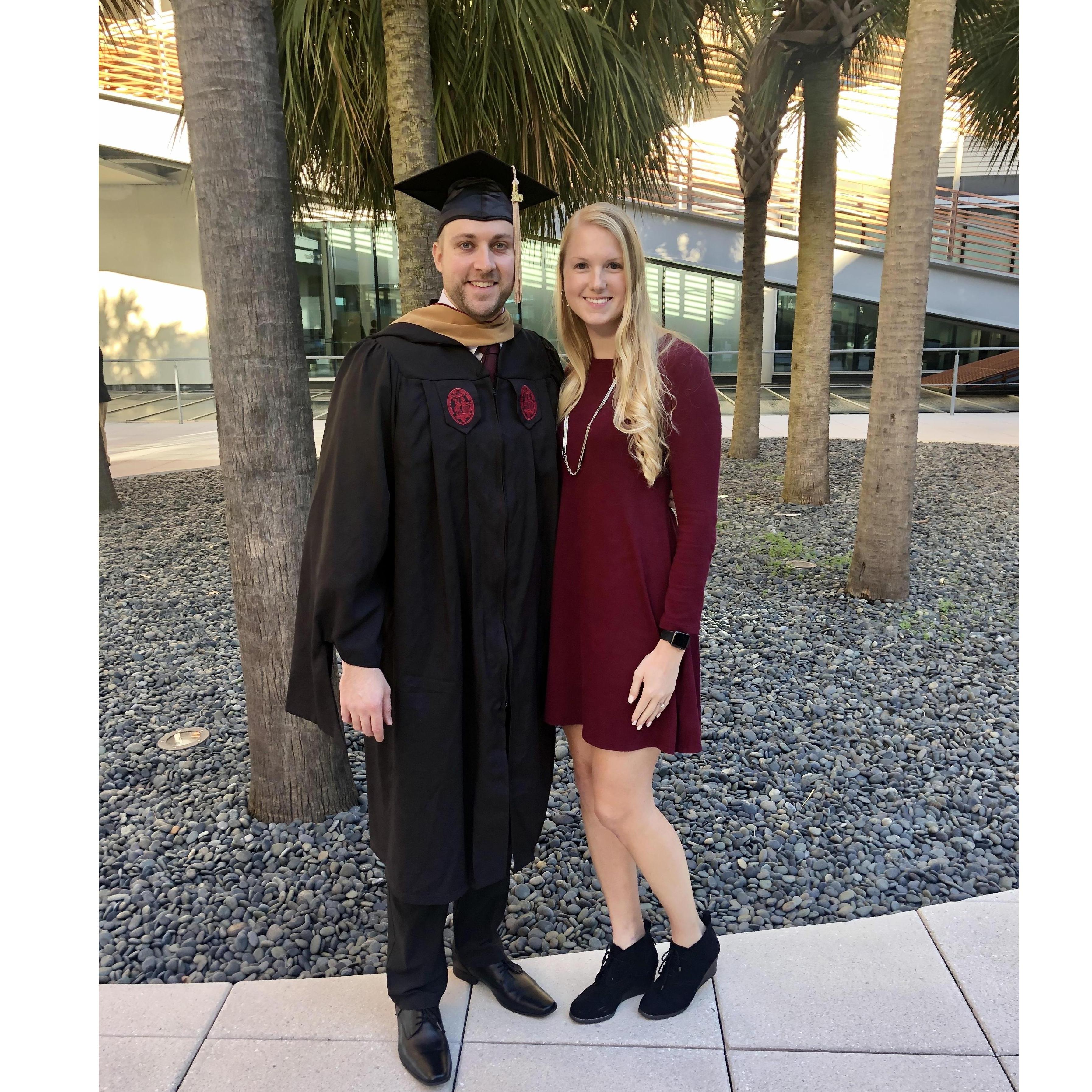 Tyler's graduation from USC with his MBA December 2019.