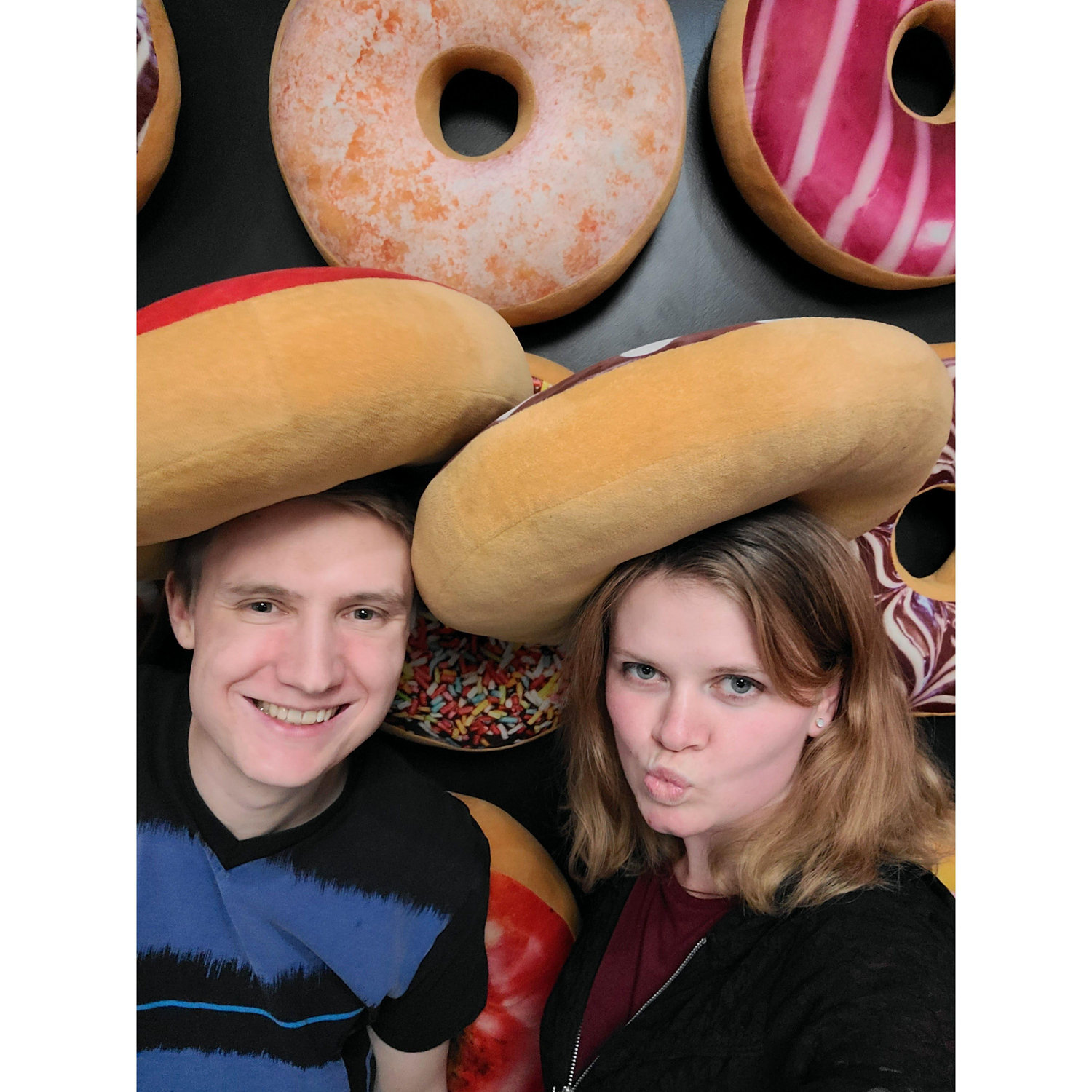 2 years after we met online, we officially "dough nuts" for each other