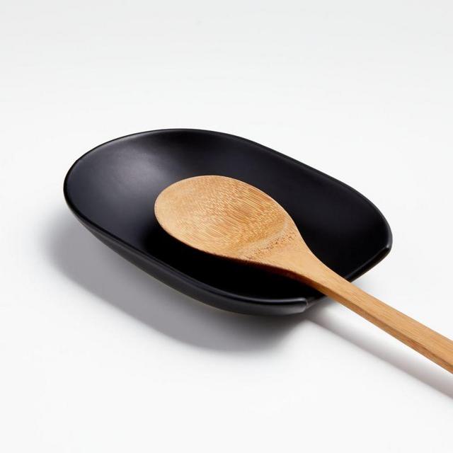 Shaillee Matte Black Spoon Rest