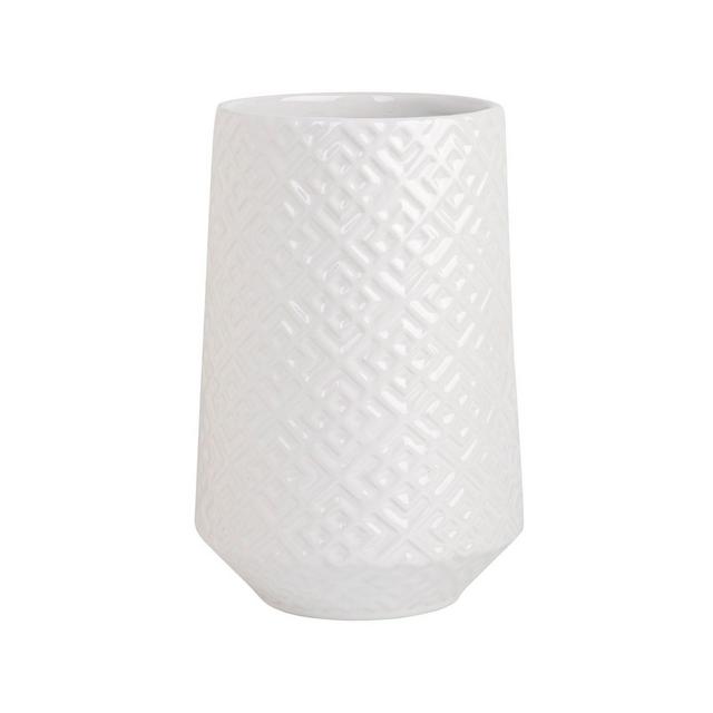 8.7" Embossed Vase