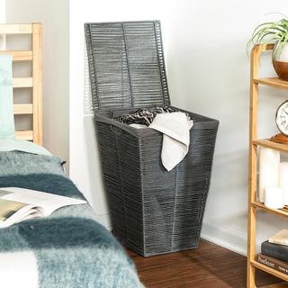 Coastal Laundry Hamper with Lid