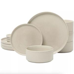 Gibson Elite Solana Coast 12 Piece Dinnerware Set | White Color