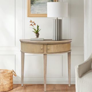 Crestview Large Storage Console Table