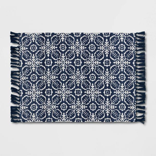 2'x3' Indoor/Outdoor Blue Tile Scatter Blue - Opalhouse™