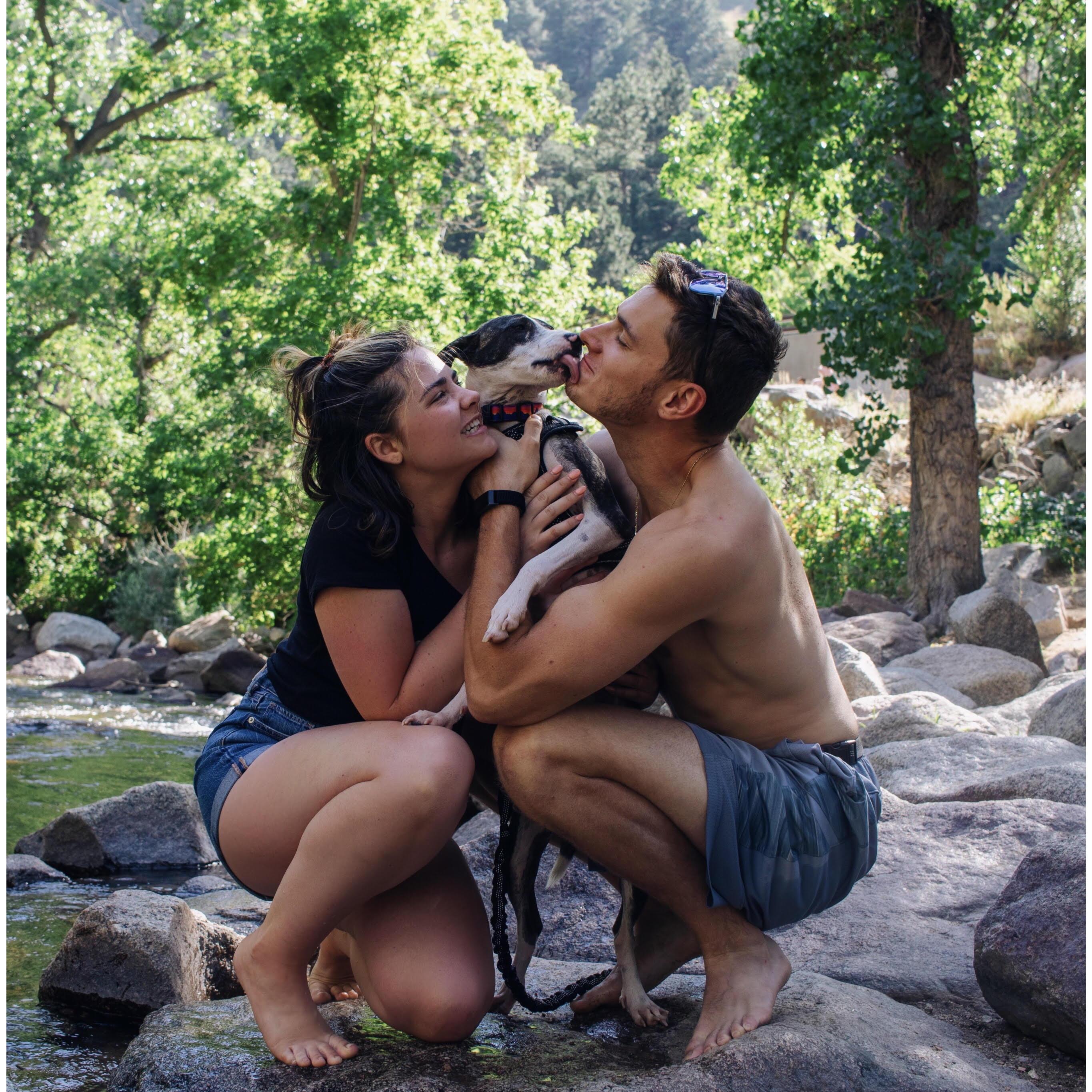 Our first family photo after moving to Boulder, CO in 2021.